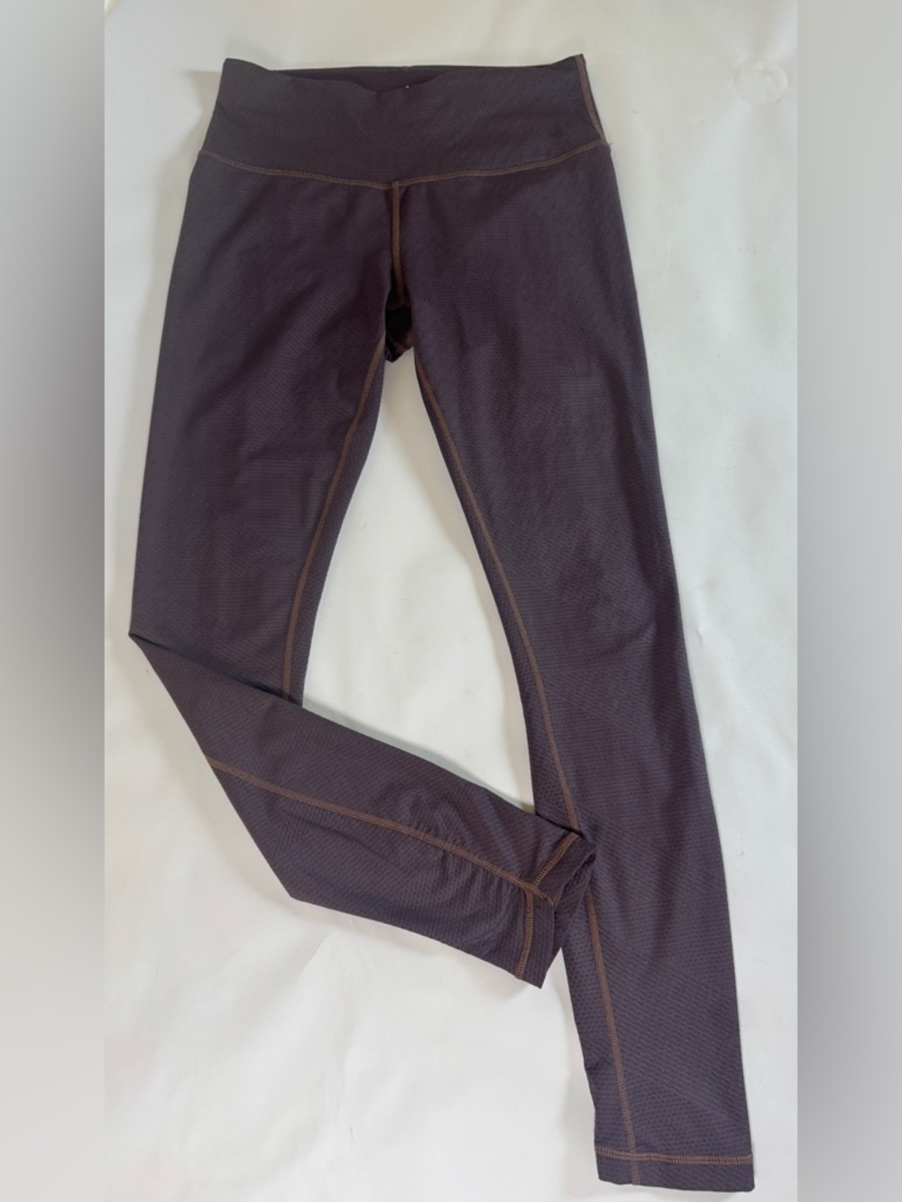 Prana Textured Performance Leggings in   Mystical Purple - Small